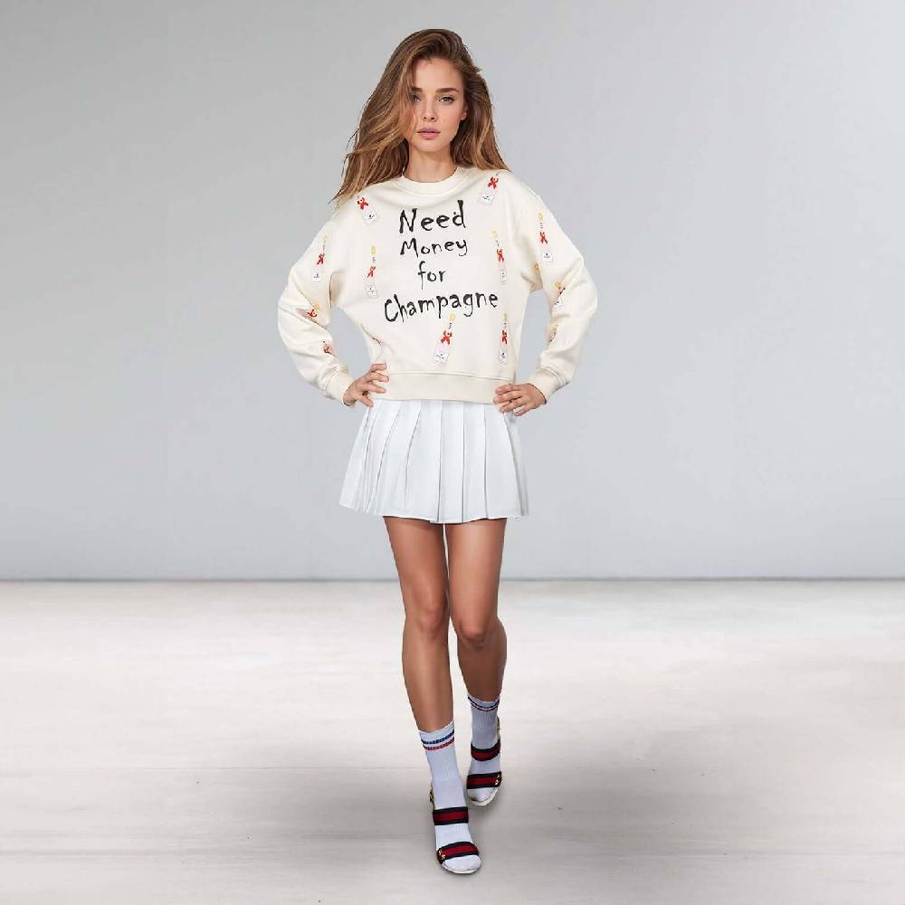 NIL+MON Sweatshirt "Champagne Girl" Riesige Rabatte