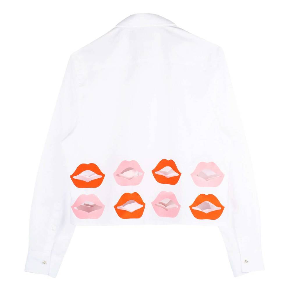 NIL+MON Crop Shirt "Lips" Rabatte dieses Monats