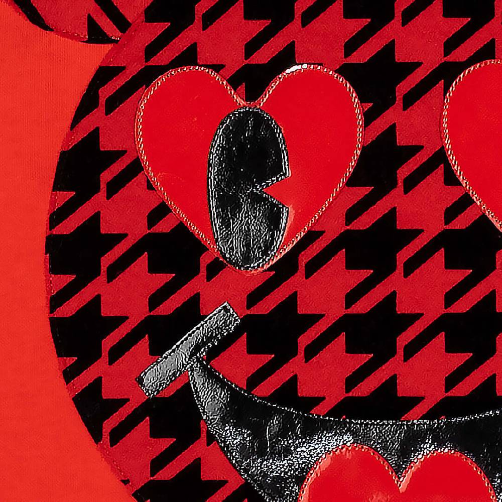NIL+MON Sweatshirt "Chess" - red Rabatt