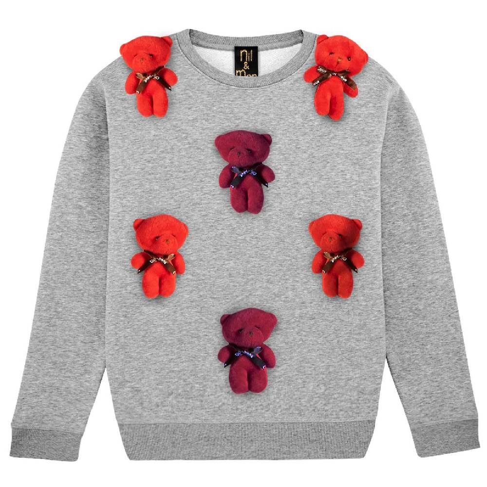 NIL+MON Sweatshirt "Beary Babies" Flash Sale