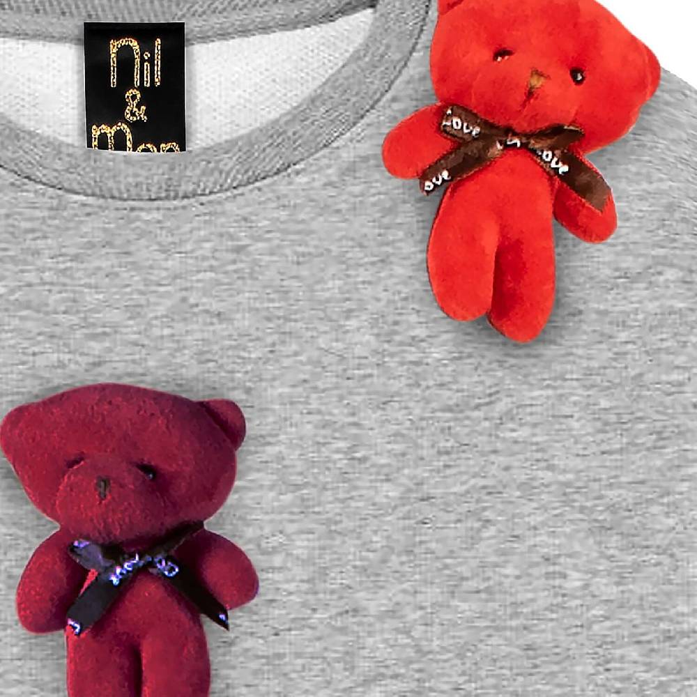 NIL+MON Sweatshirt "Beary Babies" Flash Sale