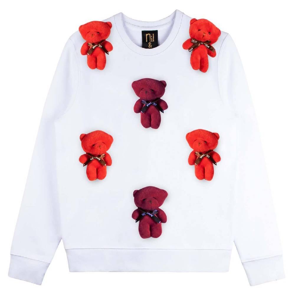 NIL+MON Sweatshirt "Beary Babies" Flash Sale
