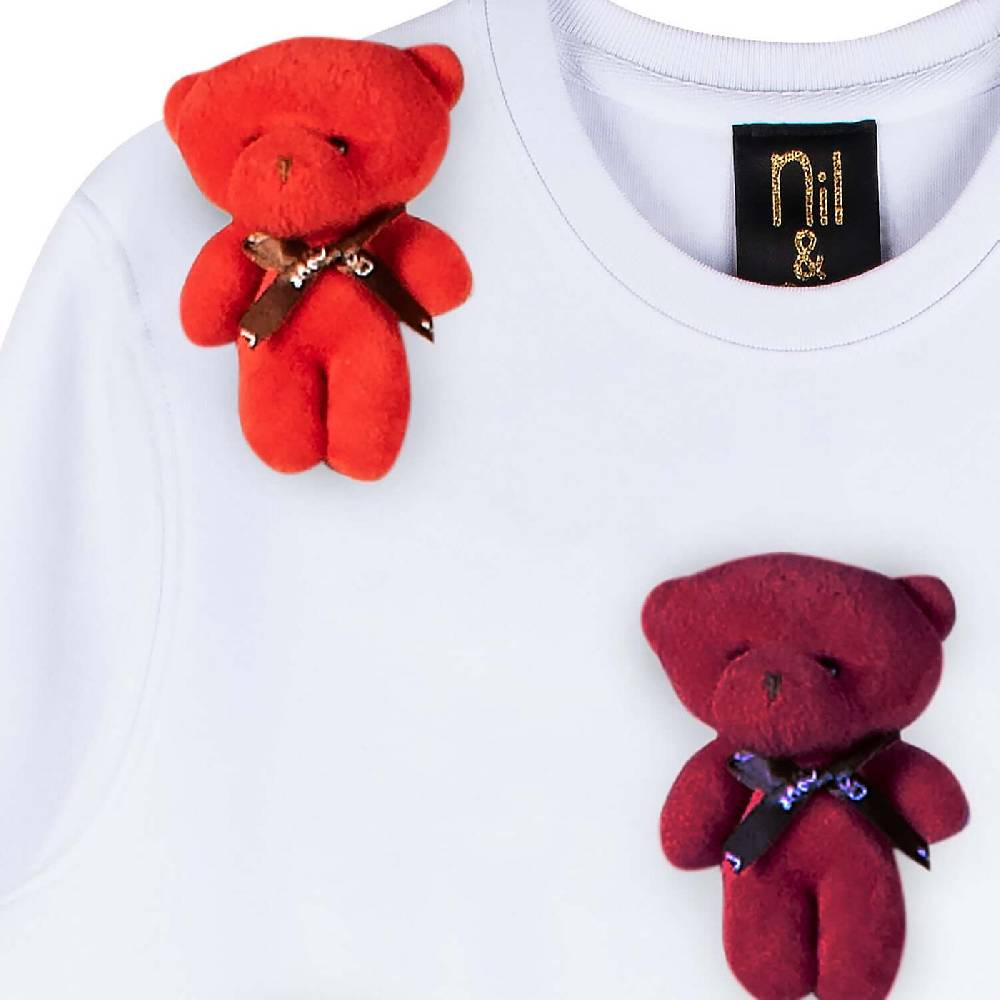 NIL+MON Sweatshirt "Beary Babies" Flash Sale