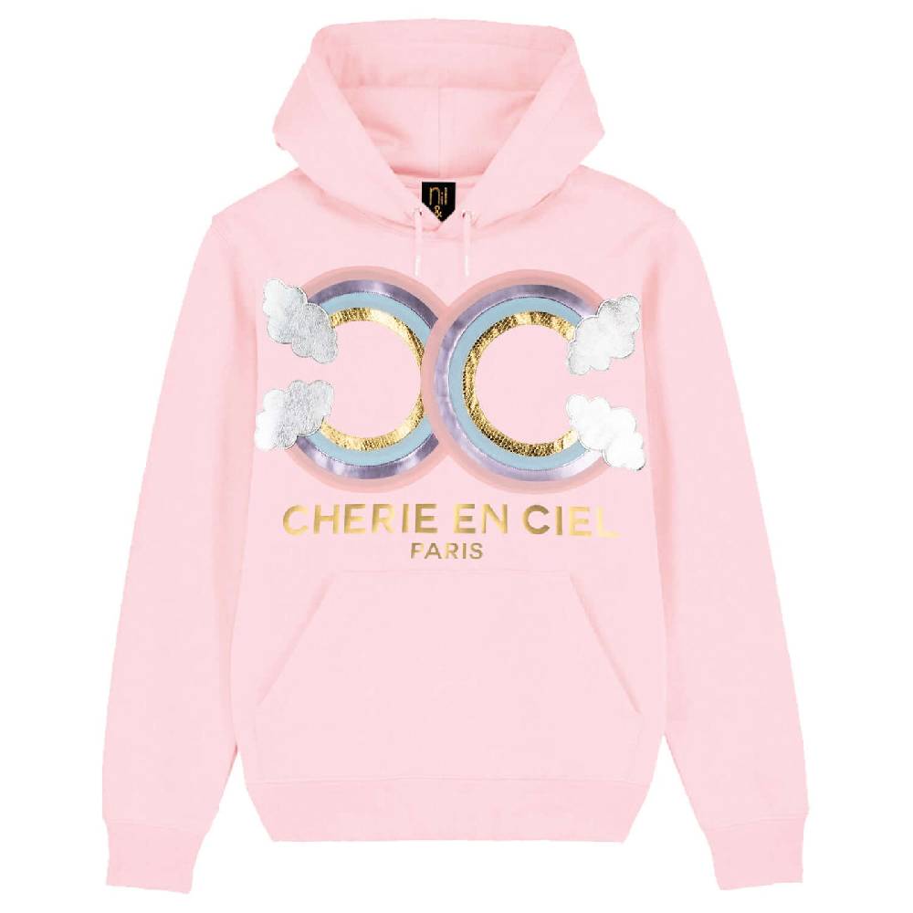 NIL+MON Hoodie "Cherie en Ciel" Online Outlet
