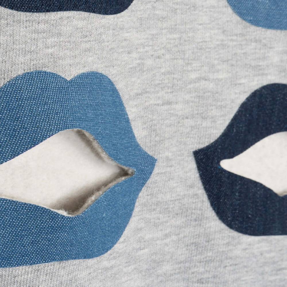 NIL+MON Sweatshirt "Denim Lips" Sonderangebot der Fabrik