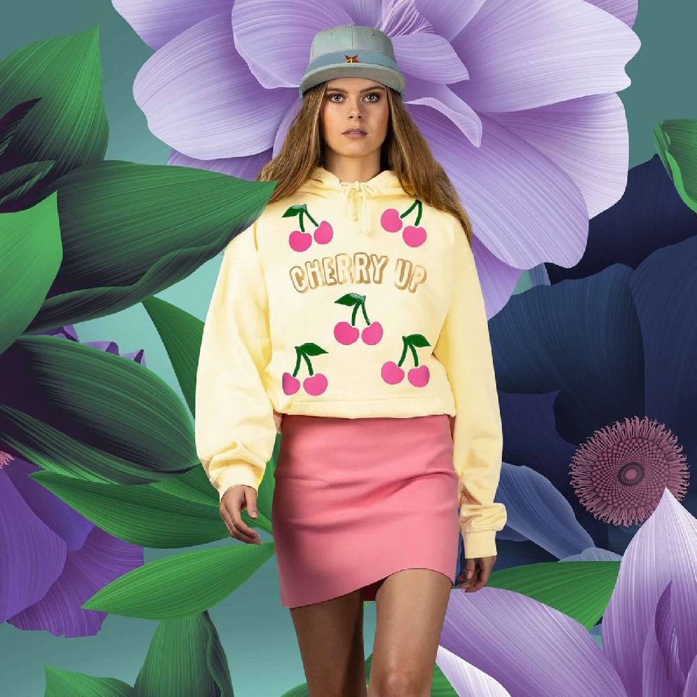 NIL+MON Hoodie "Cherry Up" Rabatte dieses Monats