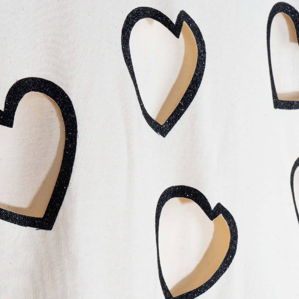 NIL+MON Oversize Tee "Flying Hearts" Versandkostenfrei