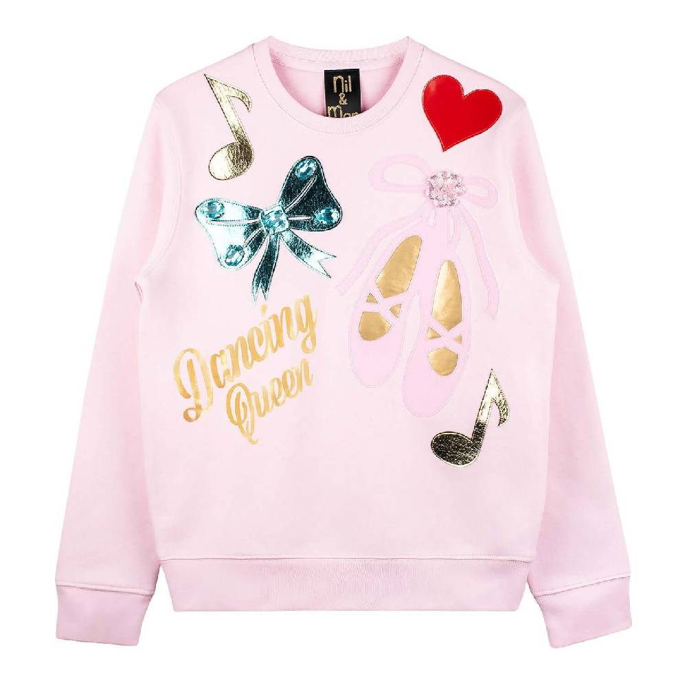 NIL+MON Sweatshirt "Dancing Queen" Große Rabatte