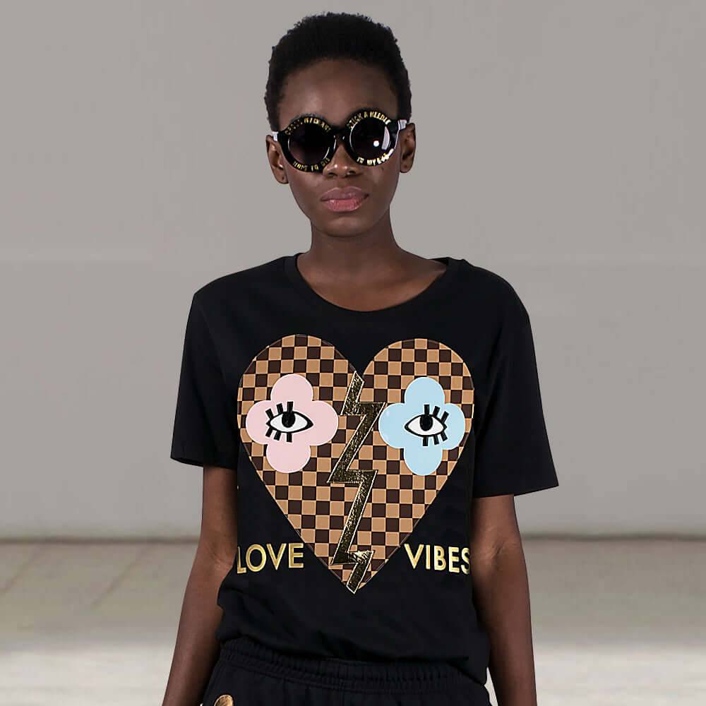 NIL+MON T-Shirt "Love Vibes" Neuheiten