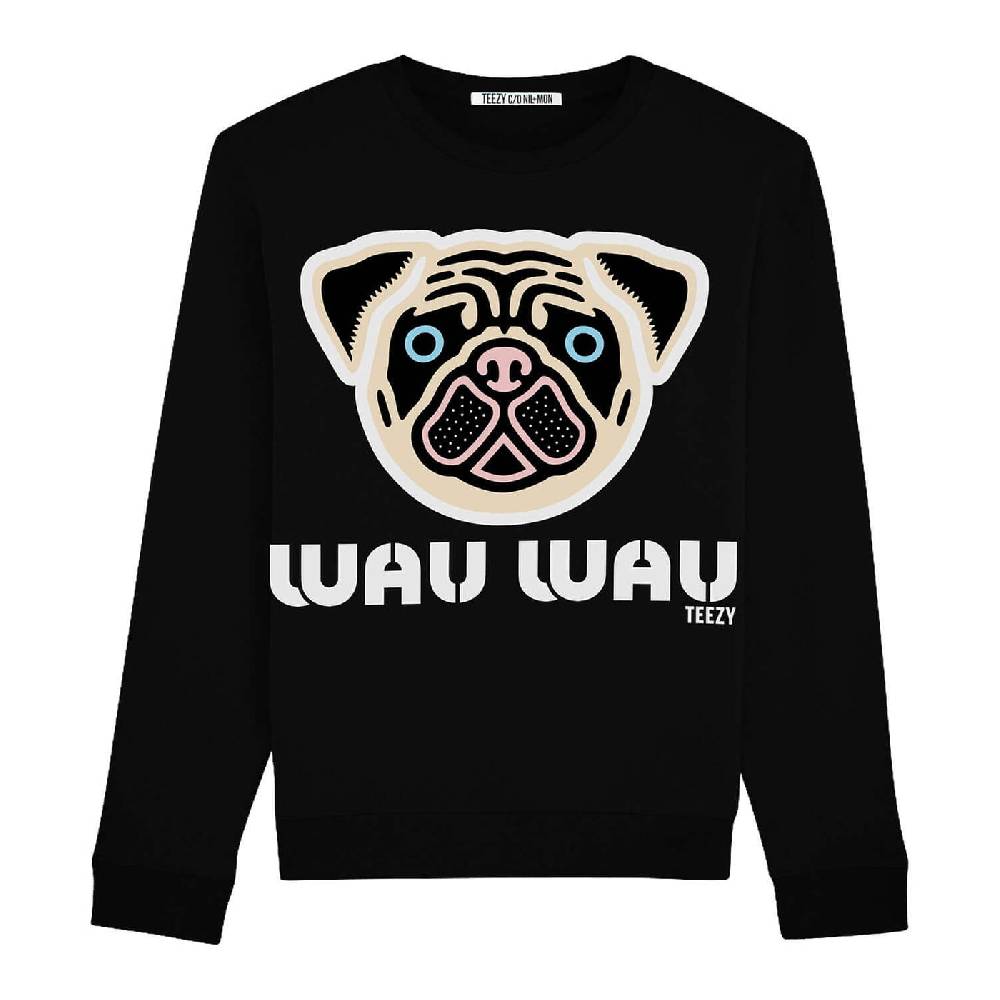 NIL+MON Sweatshirt "TZ Wau Wau" Sonderangebot der Fabrik