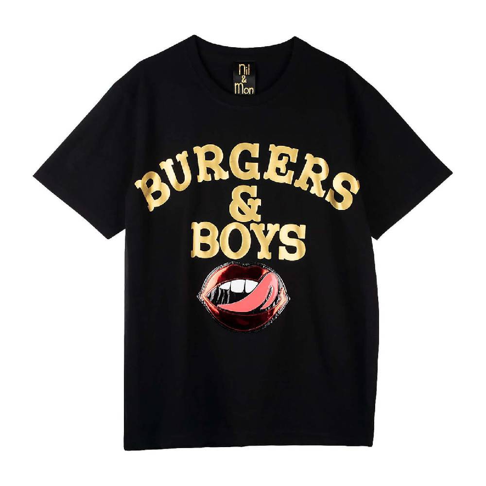 NIL+MON Oversize Tee "Boys & B." Kostenloser Versand international
