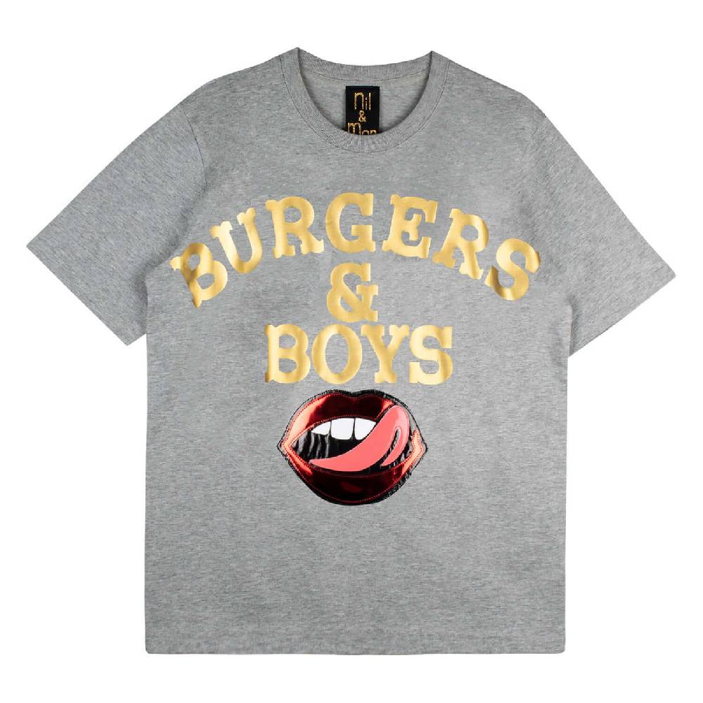 NIL+MON Oversize Tee "Boys & B." Kostenloser Versand international