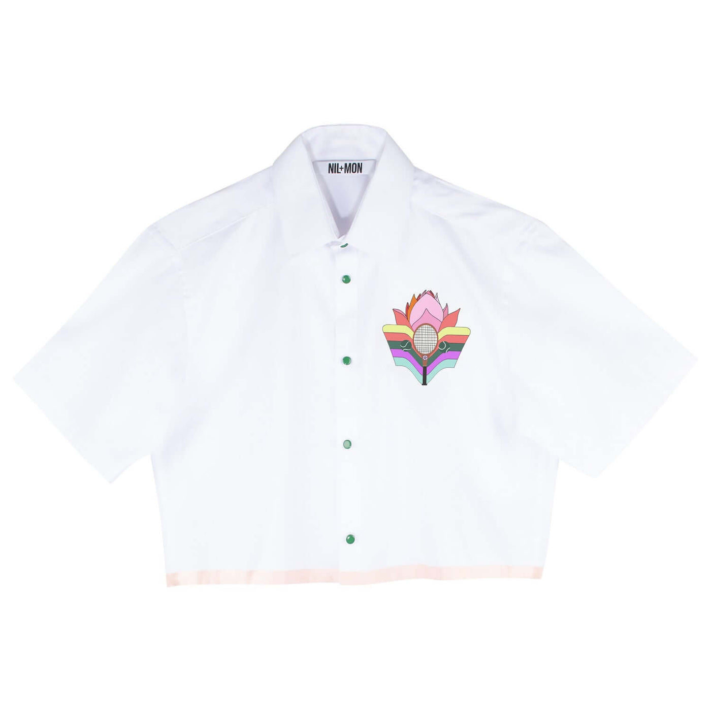 NIL+MON Crop Shirt "Rose" Rabatte dieses Monats