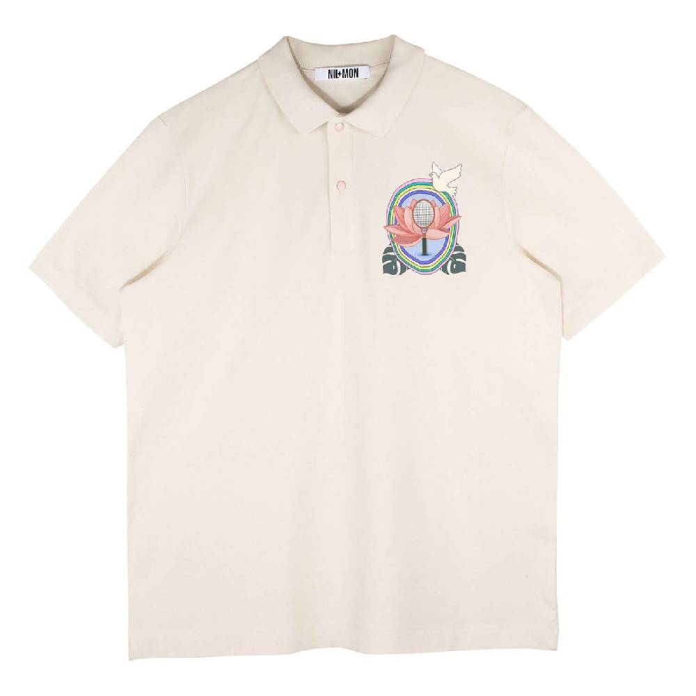 NIL+MON Polo Shirt "Dove" Schlussverkauf