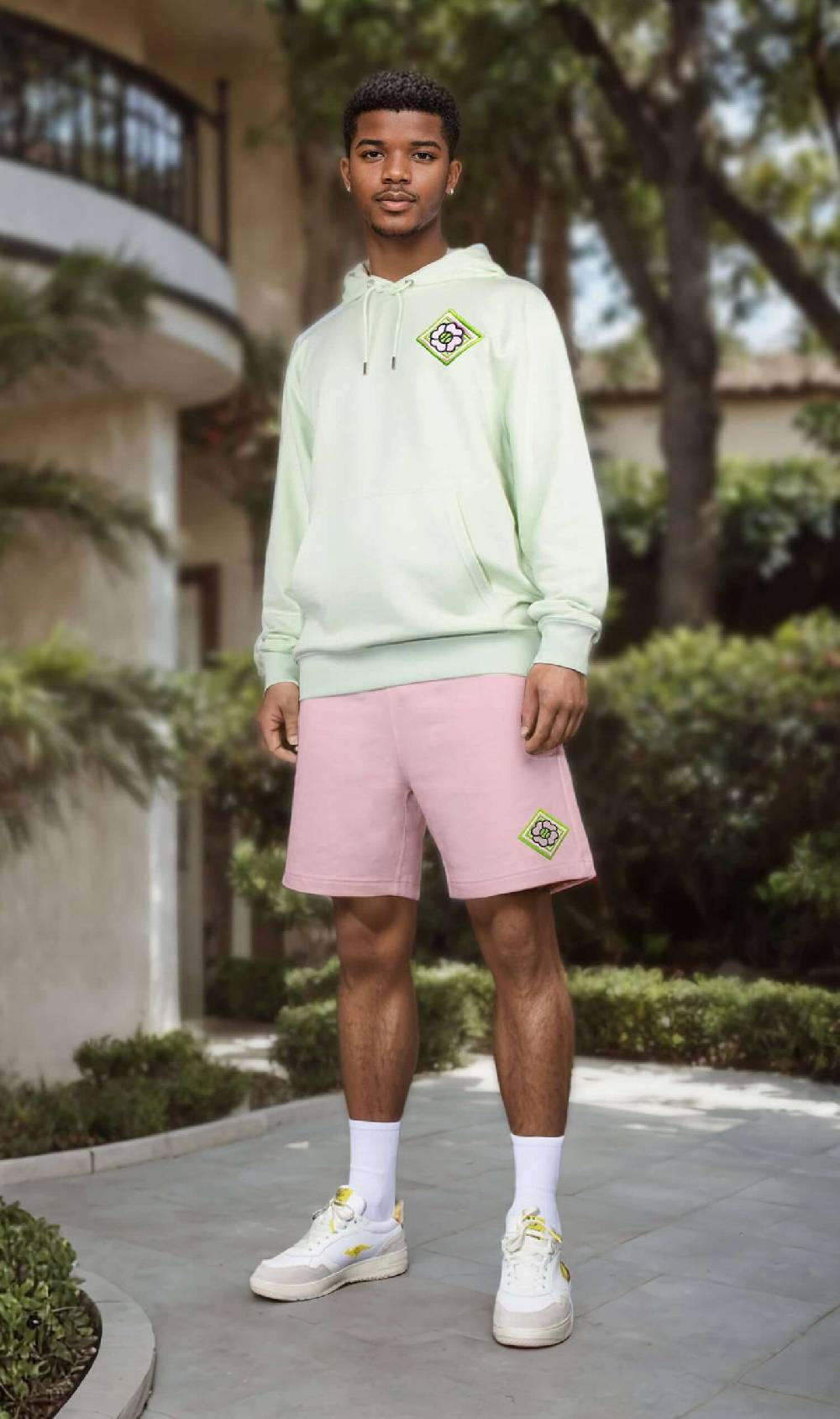NIL+MON Hoodie "Clover Green" Online Shopping