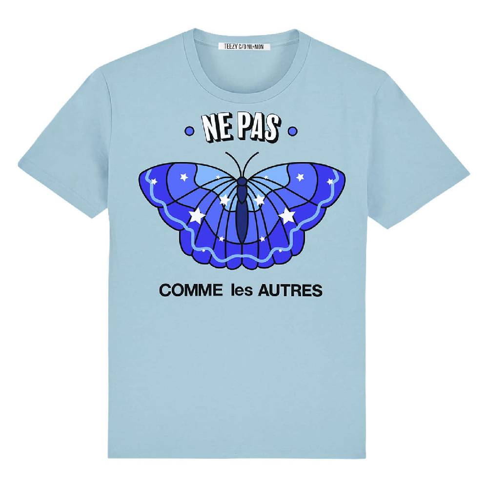 NIL+MON T-Shirt "TZ Ne Pas Blue" Bis zu 50% Rabatt