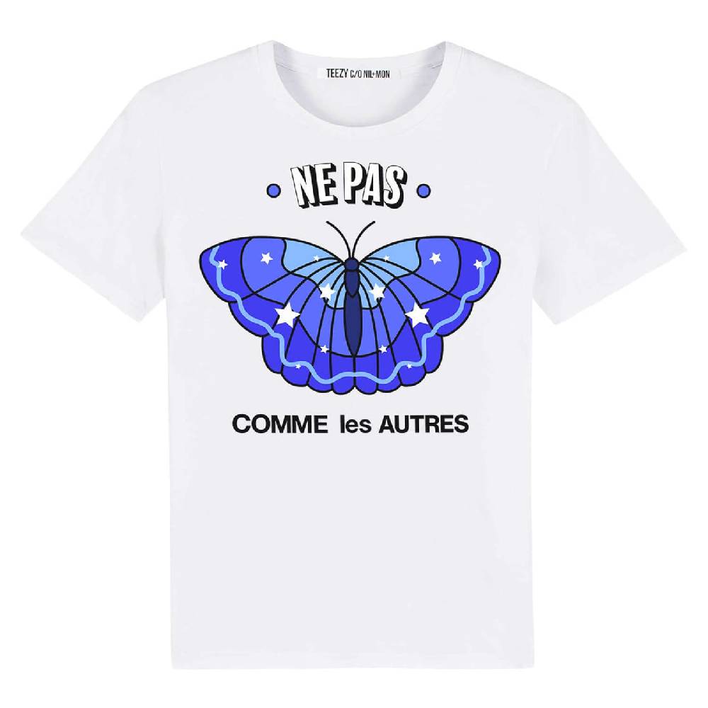 NIL+MON T-Shirt "TZ Ne Pas Blue" Bis zu 50% Rabatt