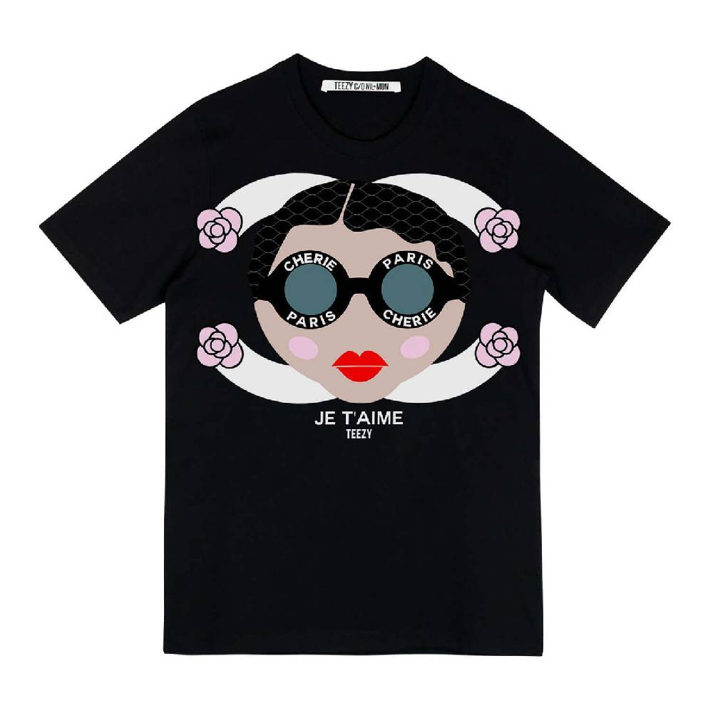 NIL+MON T-Shirt "TZ Je t'aime" Vierteljährliche Förderung