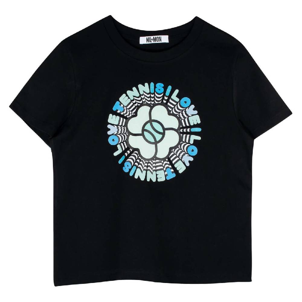 NIL+MON T-Shirt "Circle Blue" Limitierter Zeitrabatt