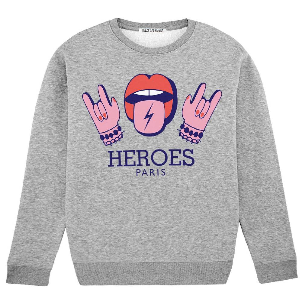 NIL+MON Sweatshirt "TZ Heroes Lips" Kauf eins, bekomm eins gratis