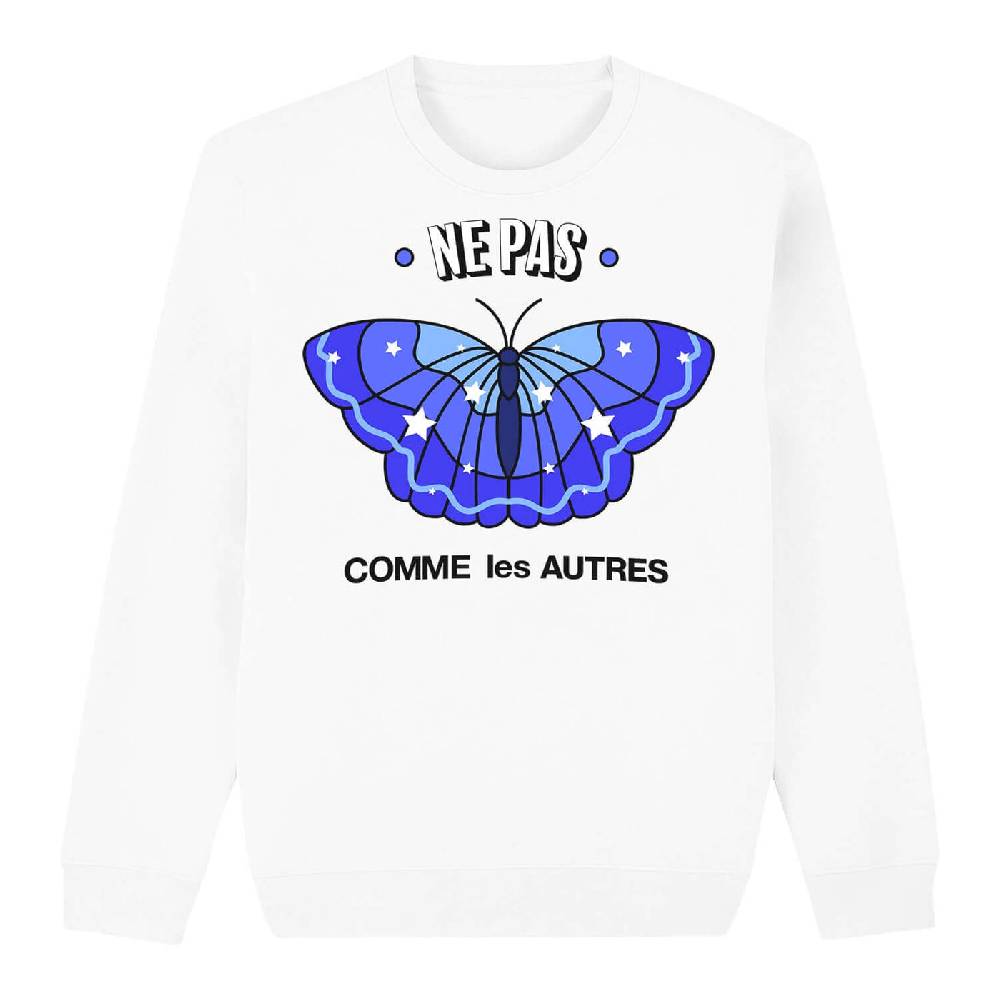 NIL+MON Sweatshirt "TZ Ne Pas Blue" Sonderangebote