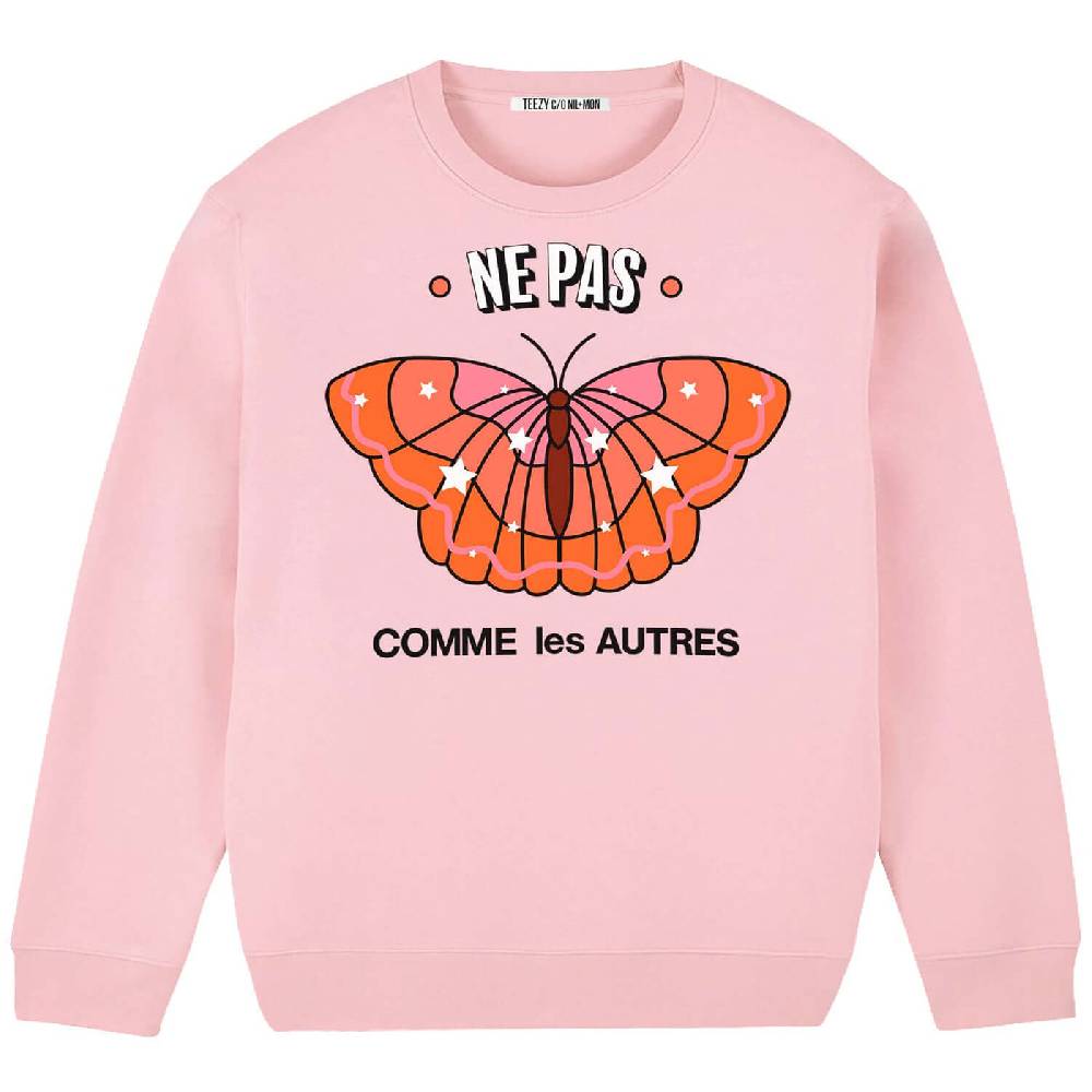 NIL+MON Sweatshirt "TZ Ne Pas Red" Riesige Ersparnisse