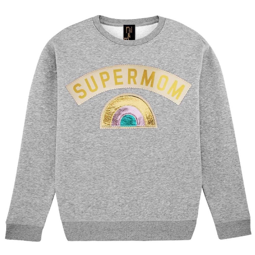 NIL+MON Sweatshirt "Supermom" Bis zu 50% Rabatt