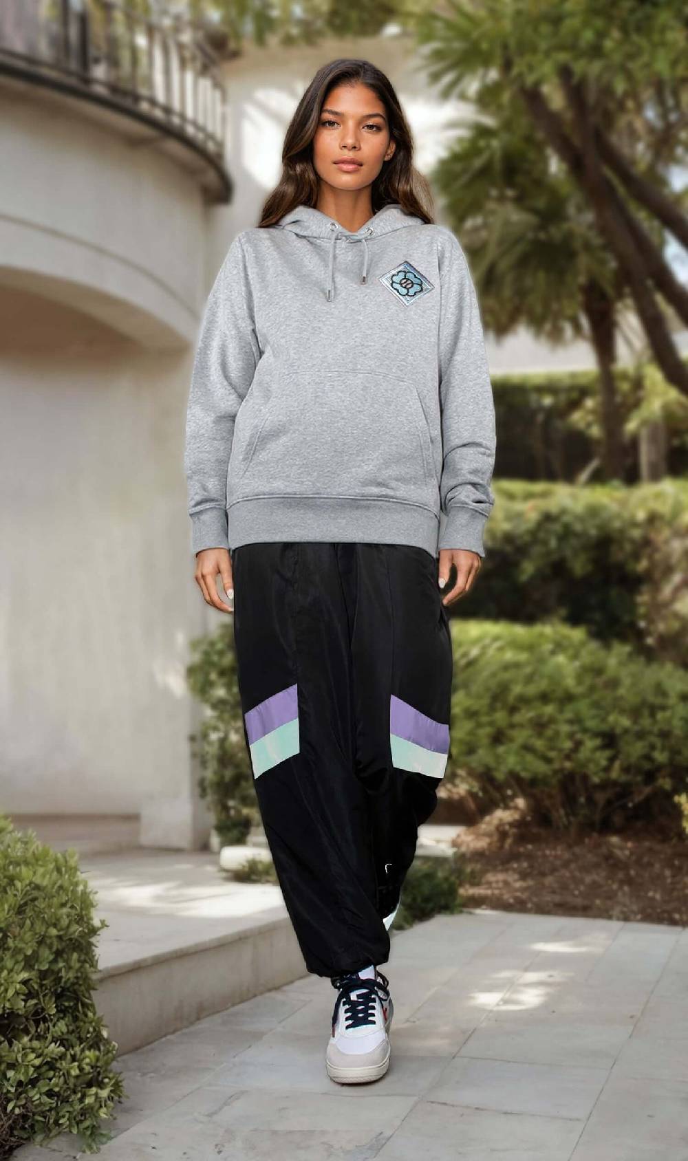 NIL+MON Hoodie "Clover Blue" Versandkostenfrei
