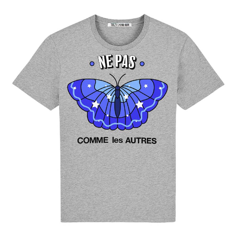 NIL+MON T-Shirt "TZ Ne Pas Blue" Weihnachtsangebot
