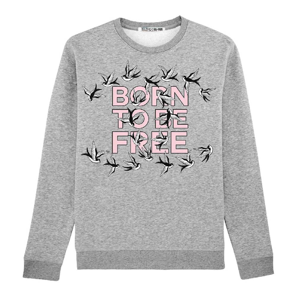 NIL+MON Sweatshirt "TZ Free Rose" Heißer Verkauf