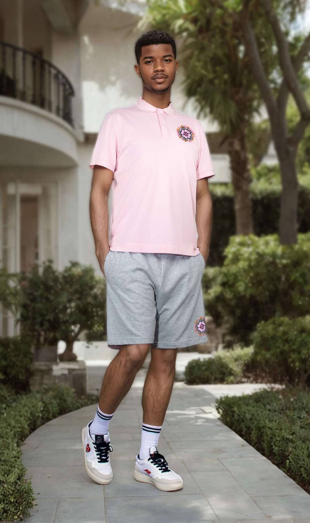 NIL+MON Shorts "Circle Rose" Super Sparpreis