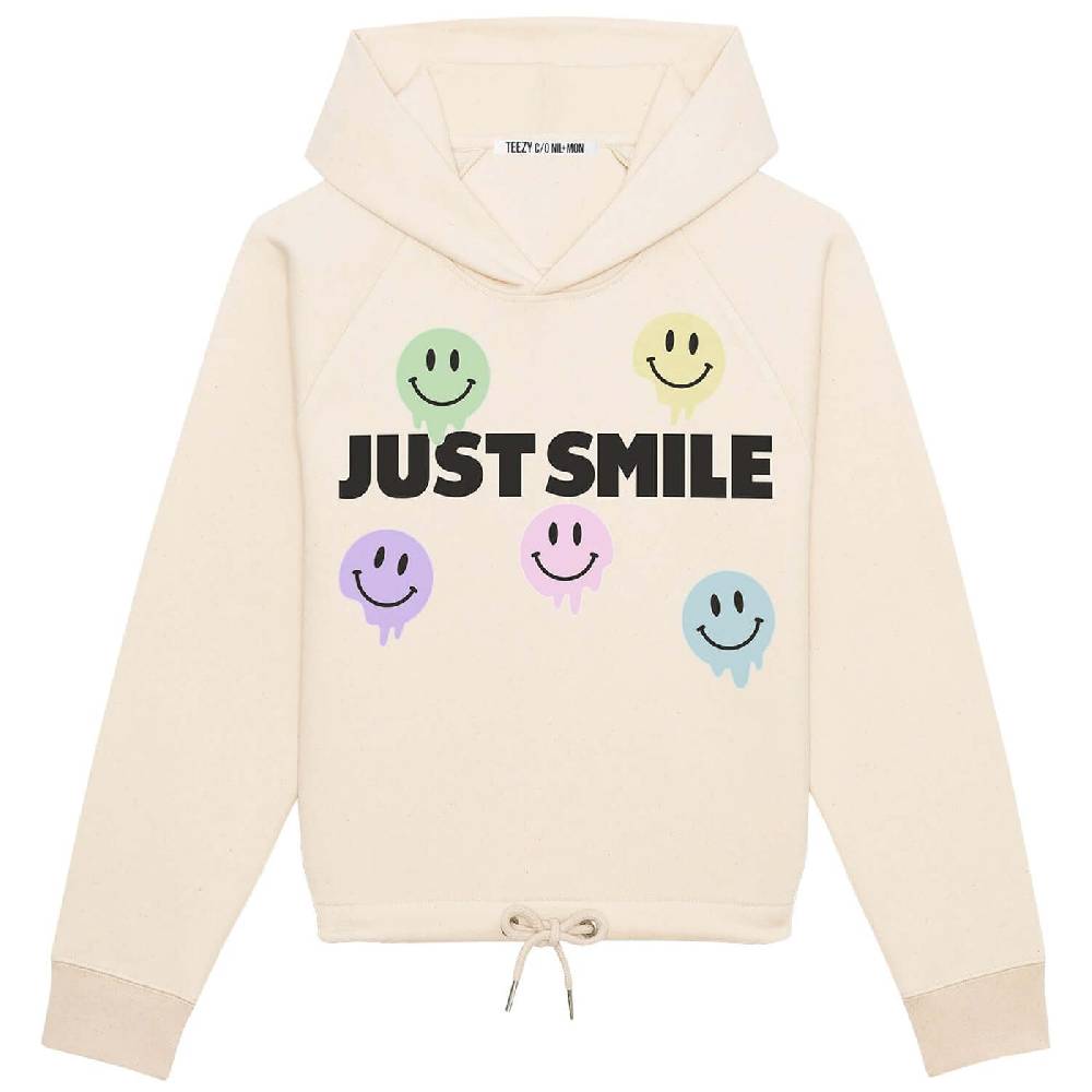 NIL+MON Crop Hoodie "TZ Smile" Bis zu 65% Rabatt
