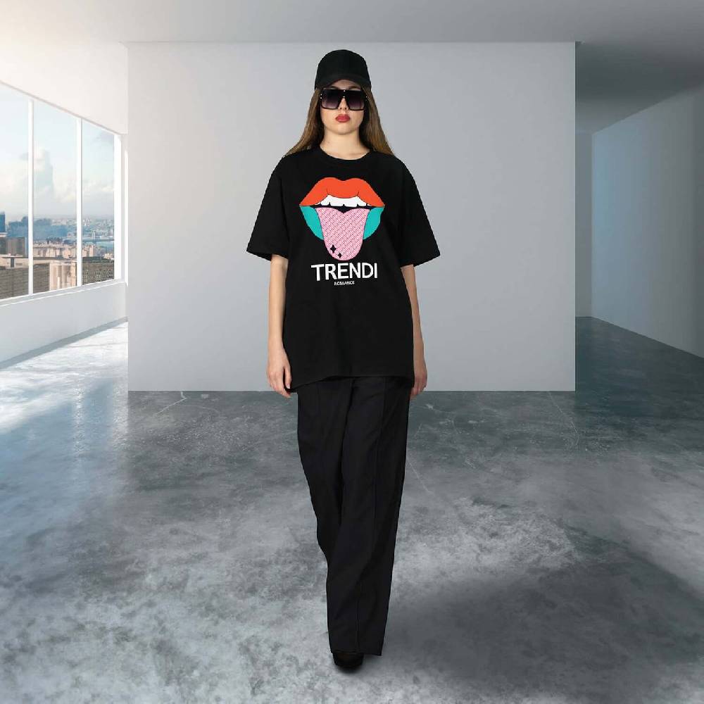 NIL+MON Oversize Tee "TZ Trendi" Clearance-Verkauf