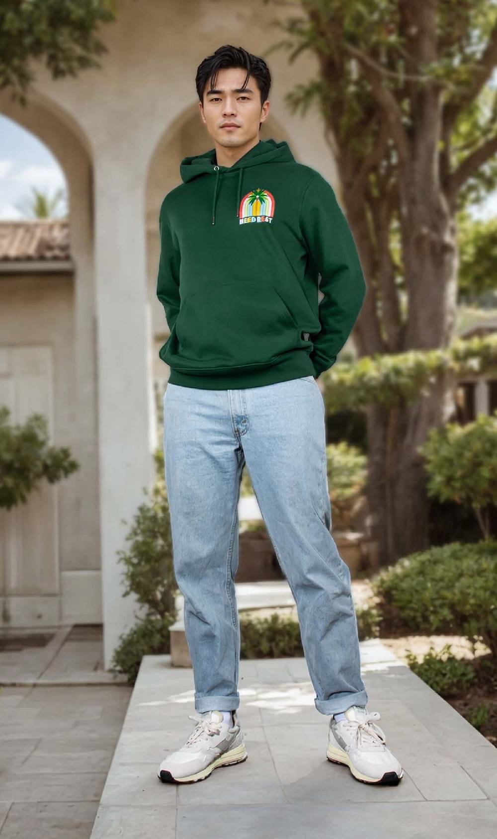 NIL+MON Hoodie "Need Rest" Großer Ausverkauf