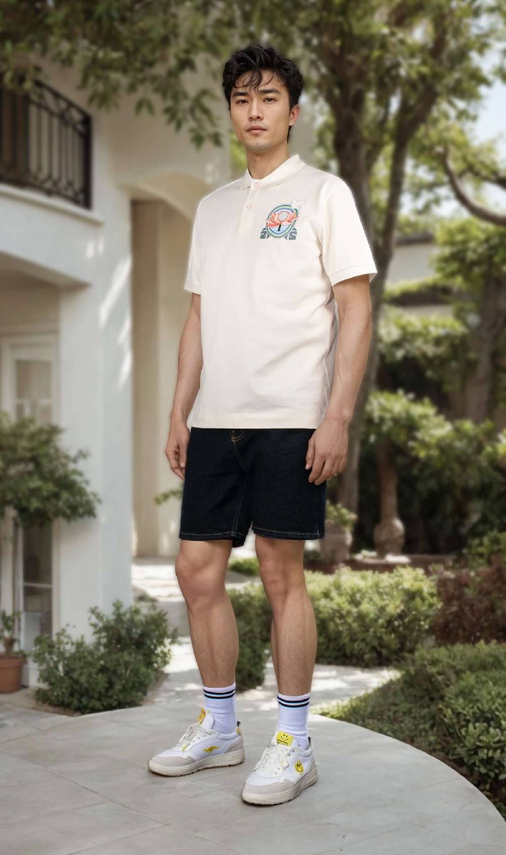 NIL+MON Polo Shirt "Dove" Vatertagsangebot