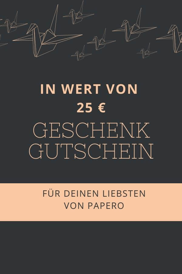 Papero Geschenkgutschein Cyber Monday
