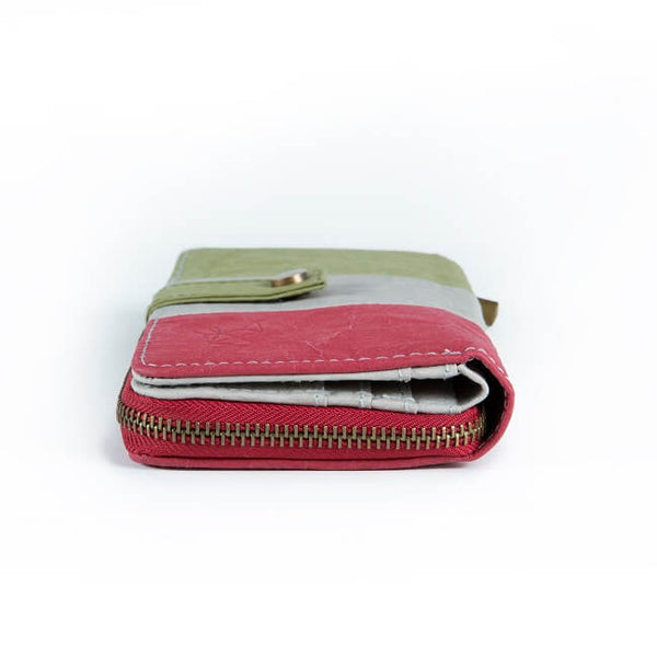 Papero NEU PAPERO leichtes Papier Wallet Damen CAT mit integriertem RFID Schutz und Münzfach Osterangebot