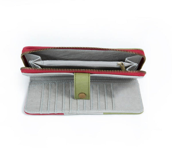 Papero NEU PAPERO leichtes Papier Wallet Damen CAT mit integriertem RFID Schutz und Münzfach Osterangebot