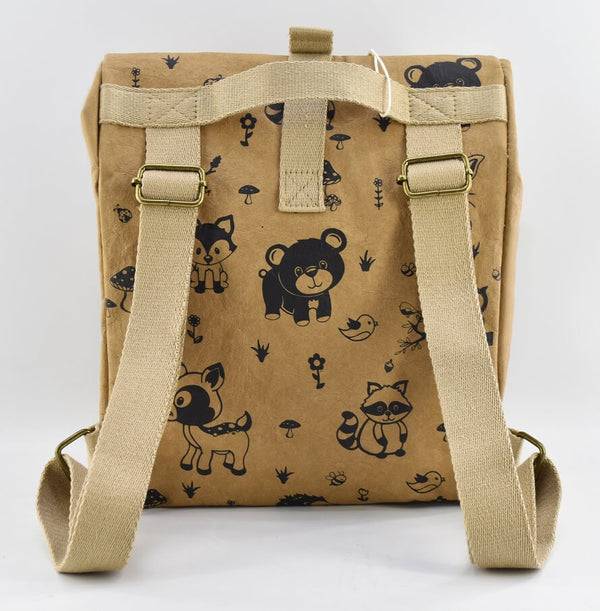 Papero NEU PAPERO Rucksack COUGAR KIDS 8 L aus waschbarem Kraft Papier leicht, reißfest und wasserfest nachhaltig Muttertagsangebot