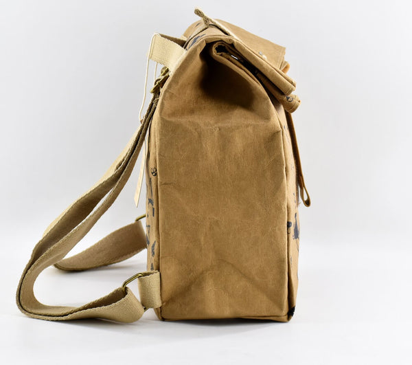 Papero NEU PAPERO Rucksack COUGAR KIDS 8 L aus waschbarem Kraft Papier leicht, reißfest und wasserfest nachhaltig Muttertagsangebot