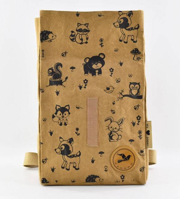 Papero NEU PAPERO Rucksack COUGAR KIDS 8 L aus waschbarem Kraft Papier leicht, reißfest und wasserfest nachhaltig Muttertagsangebot