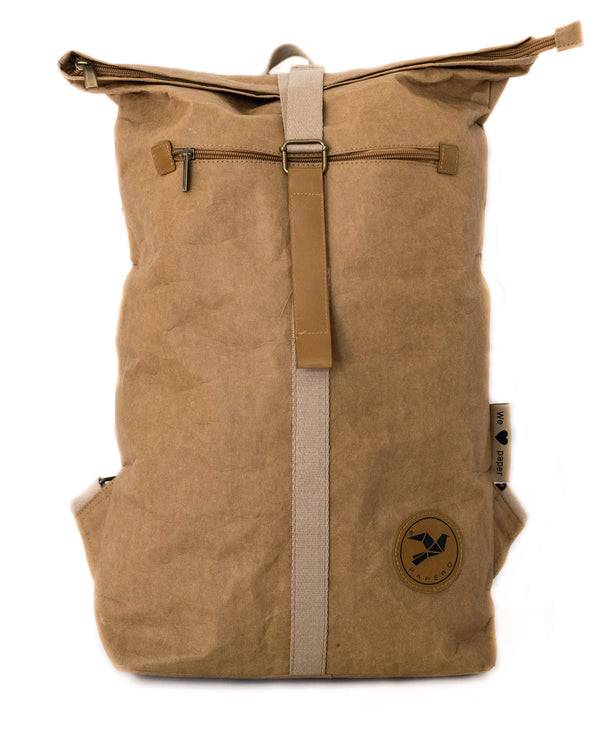 Papero PAPERO Rucksack aus Papier COUGAR 22 L Unisex waschbar, reißfest, wasserfest, nachhaltiger Daypack Große Rabatte