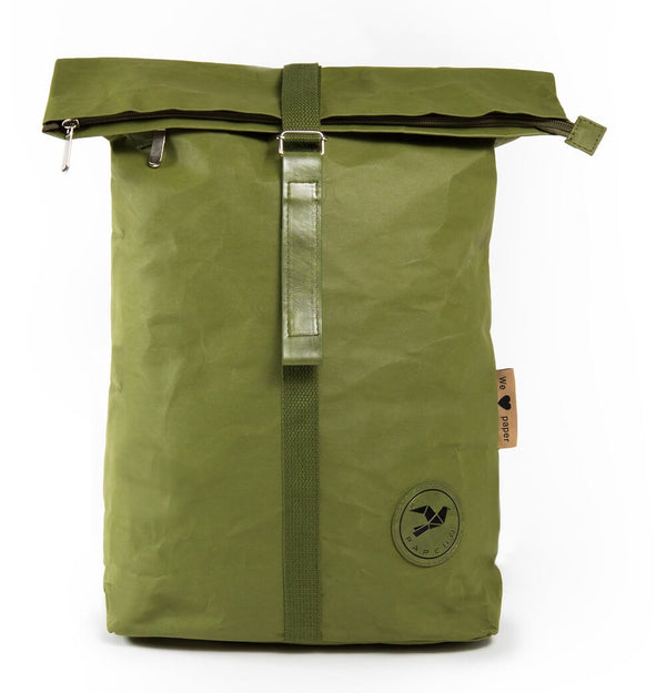 Papero PAPERO Rucksack aus Papier COUGAR 22 L Unisex waschbar, reißfest, wasserfest, nachhaltiger Daypack Große Rabatte