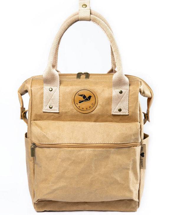 Papero PAPERO Rucksack aus Papier LYNX 12 L Handtaschenrucksack 2 in 1, wasserfest, reißfest Bestseller