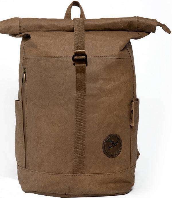 Papero PAPERO Rucksack YETI 28 L aus waschbarem Kraft Papier leicht, reißfest und wasserfest nachhaltig Tägliche Deals
