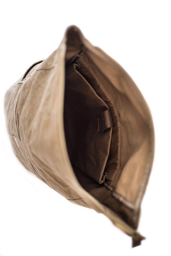 Papero PAPERO Rucksack YETI 28 L aus waschbarem Kraft Papier leicht, reißfest und wasserfest nachhaltig Tägliche Deals