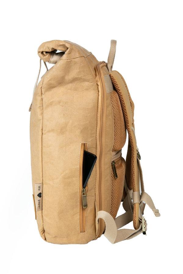 Papero PAPERO Rucksack YETI PRO EDITION 26 L DURCHDACHT aus Kraftpapier leicht, reißfest und wasserfest nachhaltig Sonderangebote