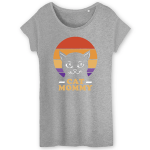 Papero T-Shirt - BIO- CAT MOMMY - Damen Letzter Tag