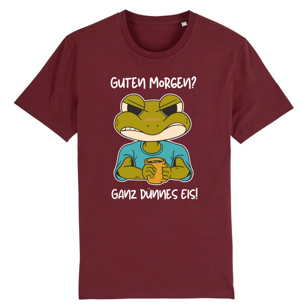 Papero T-SHIRT - BIO- Frog Guten Morgen dünnes Eis - HERREN Super Rabatt