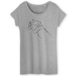 Papero T-Shirt - BIO- Great-dane-love - Damen Riesige Rabatte